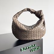 Kitlife Bottega Veneta Small Intrecciato Taupe Grey Leather Shoulder Bag 690225 36x21x13cm  - 1
