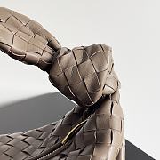 Kitlife Bottega Veneta Small Intrecciato Taupe Grey Leather Shoulder Bag 690225 36x21x13cm  - 4