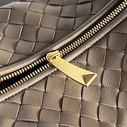 Kitlife Bottega Veneta Small Intrecciato Taupe Grey Leather Shoulder Bag 690225 36x21x13cm  - 2