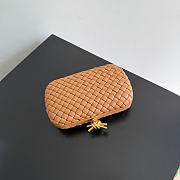 Kitlife Bottega Veneta Knot Clutch Brown 717622 20.5x6x12.5cm  - 6