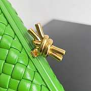 Kitlife Bottega Veneta Knot Clutch Green 717622 20.5x6x12.5cm - 3