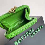 Kitlife Bottega Veneta Knot Clutch Green 717622 20.5x6x12.5cm - 2