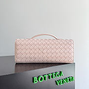 Kitlife Bottega Veneta Andiamo Clutch Light Pink With Daisy Flower Closure 836810 31x13x3cm - 6