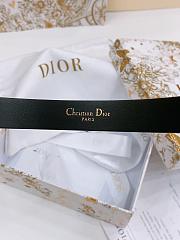 Kitlife Dior Métamorphose Belt Black With Gold Hardware 2cm - 6