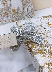 Kitlife Dior Métamorphose Belt White With Silver Hardware 2cm  - 3