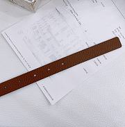 Kitlife Dior Métamorphose Belt Brown With Gold Hardware 2cm  - 5