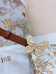 Kitlife Dior Métamorphose Belt Brown With Gold Hardware 2cm  - 3