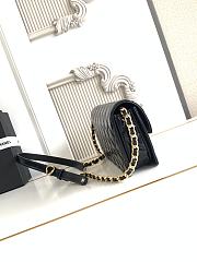 Kitlife Chanel Large Flap Bag Black Glossy Lambskin & Gold Plated Metal AS5642 18×30×5cm - 3