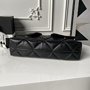 Kitlife Chanel Shopping Bag Black Shiny Lambskin & Gold Plated Metal AS5740 26x38x11cm - 4