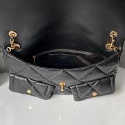 Kitlife Chanel Large Flab Bag Black Lamskin AS5727 26.5x45x9.5cm - 3