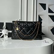 Kitlife Chanel Large Flab Bag Black Lamskin AS5727 26.5x45x9.5cm - 4