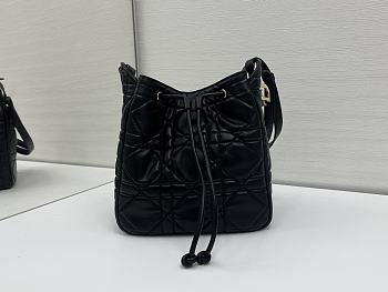 Kitlife Dior D-Motion Bag In Black 23x24x13cm