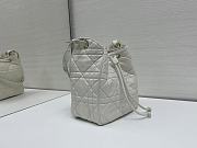 Kitlife Dior D-Motion Bag In White 23x24x13cm - 5