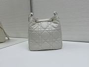 Kitlife Dior D-Motion Bag In White 23x24x13cm - 6