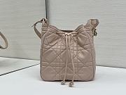 Kitlife Dior D-Motion Bag In Light Pink 23x24x13cm - 1