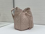 Kitlife Dior D-Motion Bag In Light Pink 23x24x13cm - 2