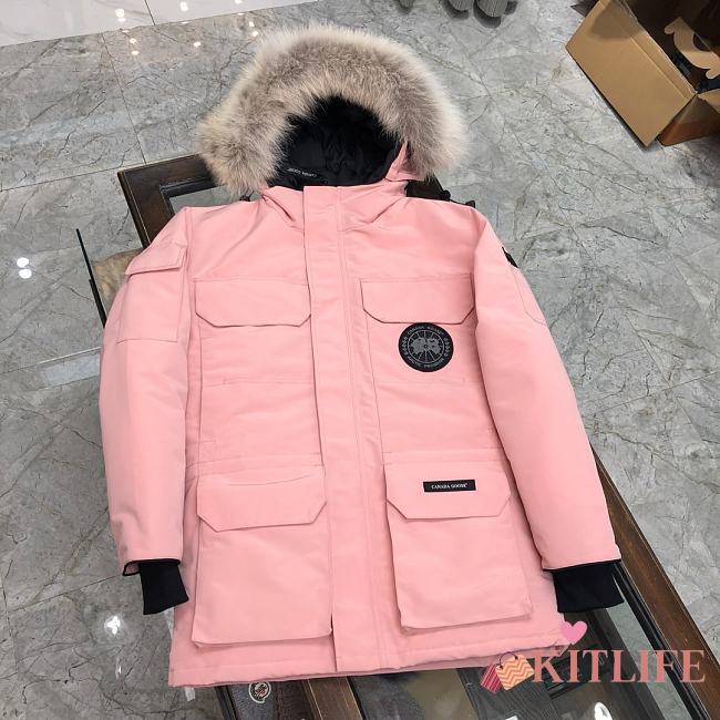 Kitlife Canada Goose Liberty Parka Down Jacket Pink - 1