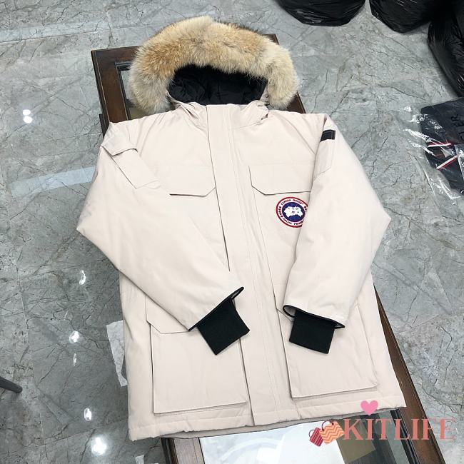 Kitlife Canada Goose Liberty Parka Down Jacket White - 1