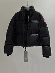 Kitlife Canada Goose Women's Cypress Cropped Puffer Jacket Black - 1