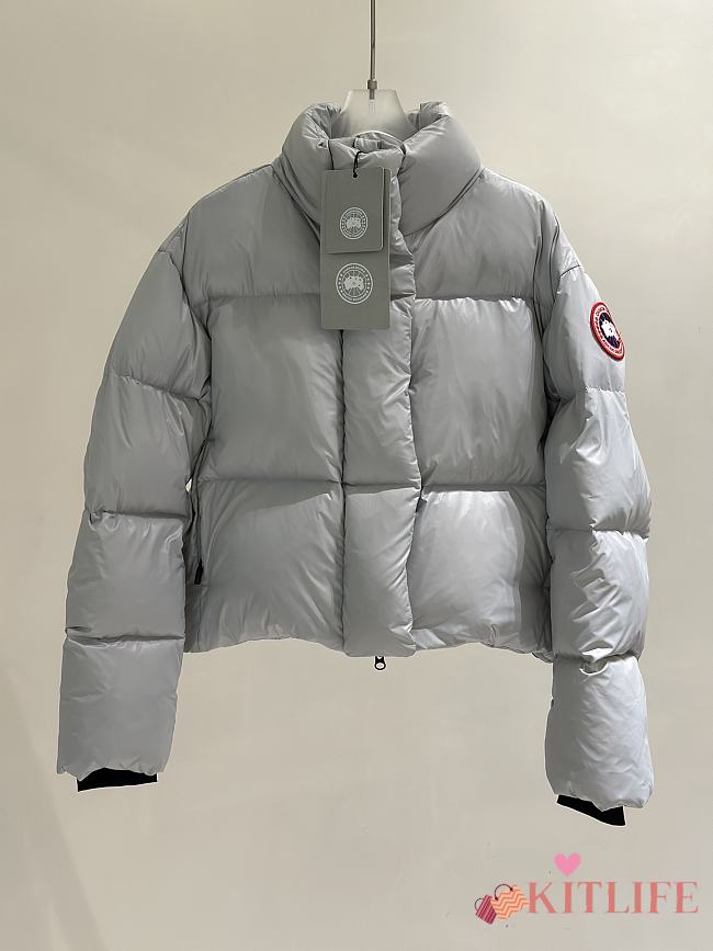 Kitlife Canada Goose Women's Cypress Cropped Puffer Jacket Grey - 1