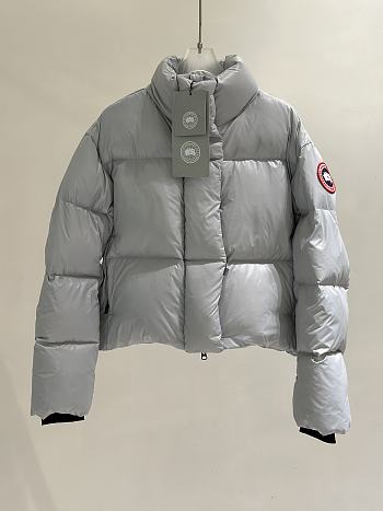 Kitlife Canada Goose Women's Cypress Cropped Puffer Jacket Grey