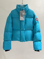 Kitlife Canada Goose Women's Cypress Cropped Puffer Jacket Blue - 1