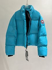 Kitlife Canada Goose Women's Cypress Cropped Puffer Jacket Blue - 5
