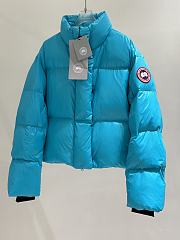 Kitlife Canada Goose Women's Cypress Cropped Puffer Jacket Blue - 2
