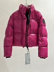 Kitlife Canada Goose Women's Cypress Cropped Puffer Jacket Pink - 3