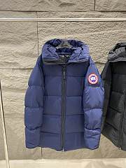 Kitlife Canada Goose Lawrence Men Down Jacket in Black / Dark Blue - 6