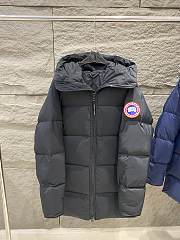Kitlife Canada Goose Lawrence Men Down Jacket in Black / Dark Blue - 2