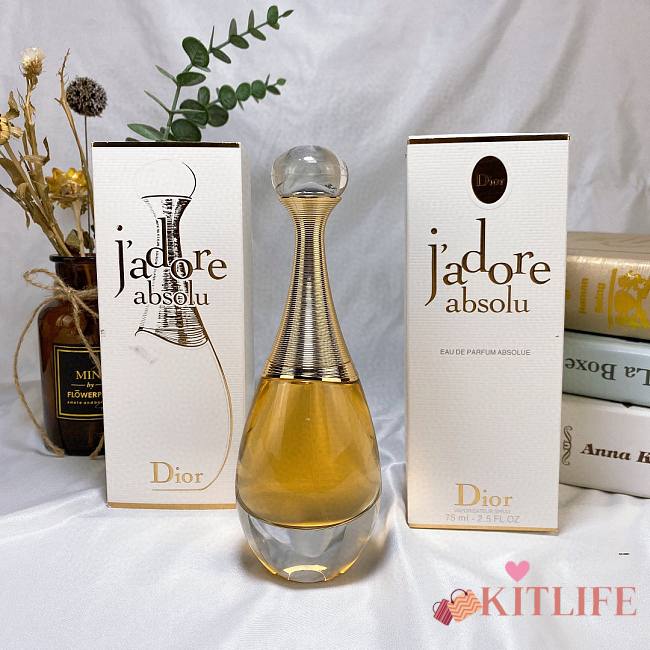 Kitlife Dior J'adore EDP Absolu Pure Eau de Parfum for Women 75ml - 1