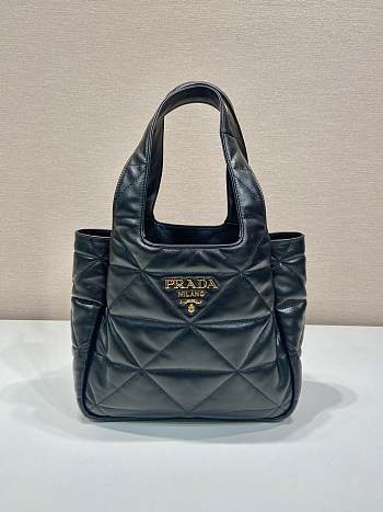 Kitlife Prada Tote Bag Black 1BG335 25x21.5x14cm