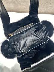 Kitlife Prada Tote Bag Black 1BG335 25x21.5x14cm - 2