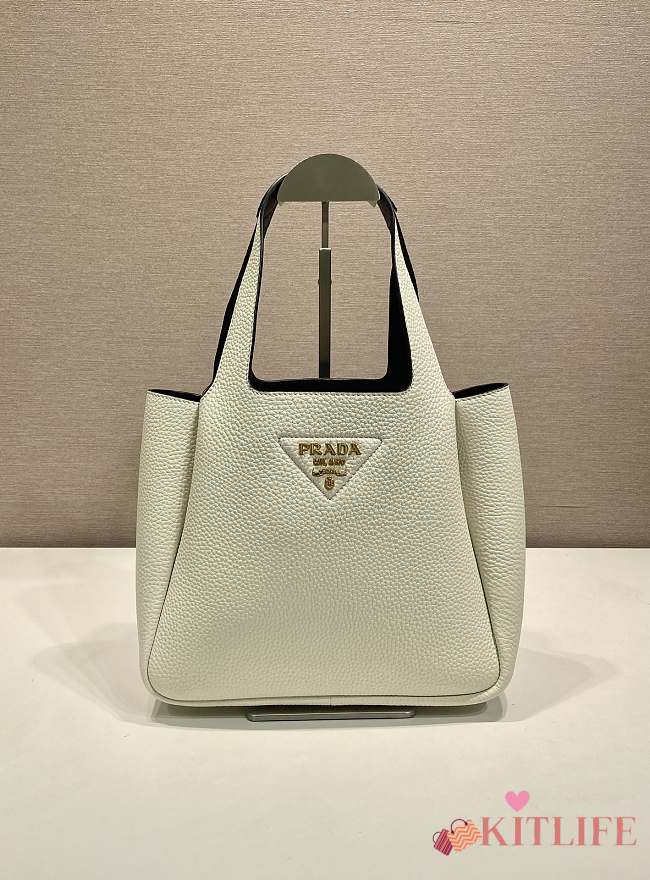 Kitlife Prada Tote Bag White 1BG335 25x21.5x14cm - 1