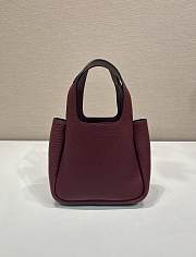 Kitlife Prada Tote Bag Burgundy 1BG335 25x21.5x14cm  - 6
