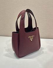 Kitlife Prada Tote Bag Burgundy 1BG335 25x21.5x14cm  - 3