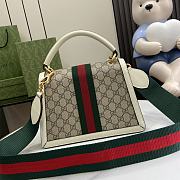Kitlife Gucci Queen Margaret Bee Bag White 25.5x17.5x13cm - 2