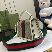 Kitlife Gucci Queen Margaret Bee Bag White 25.5x17.5x13cm - 4