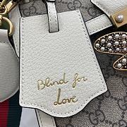 Kitlife Gucci Queen Margaret Bee Bag White 25.5x17.5x13cm - 6