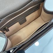 Kitlife Gucci Queen Margaret Bee Bag Brown 25.5x17.5x13cm - 4