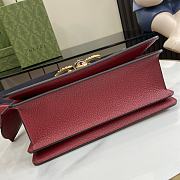 Kitlife Gucci Queen Margaret Bee Bag Red 25.5x17.5x13cm - 5