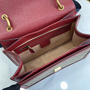 Kitlife Gucci Queen Margaret Bee Bag Red 25.5x17.5x13cm - 4