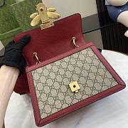 Kitlife Gucci Queen Margaret Bee Bag Red 25.5x17.5x13cm - 2