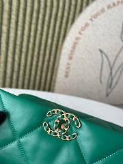 Kitlife Chanel 19 Medium Flap Bag Green AS1160 26x9x16cm - 2