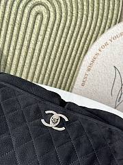 Kitlife Chanel Ultra Soft Suede Calfskin Large Natural Beauty Flap Black Bag 34x25x10cm - 6