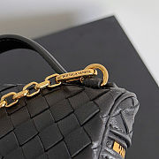 Kitlife Bottega Veneta Small Soft Vanity Black 843800 19x14x3cm - 4