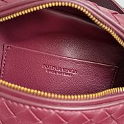 Kitlife Bottega Veneta Small Soft Vanity Dark Burgundy 843800 19x14x3cm - 6