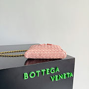 Kitlife Bottega Veneta Small Soft Vanity Pink 843800 19x14x3cm - 6