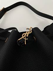 Kitlife Saint Laurent Paris VII Small Hobo Bag Black 796626 30x25x3cm - 5